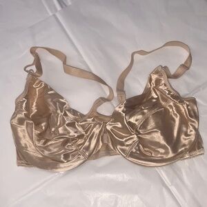 Victoria's Secret Satin Bra in Buff/cream color